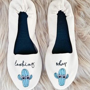 Dos Femmes 🌶🌺🌵 cactus 🌵foldable ballet flat 7